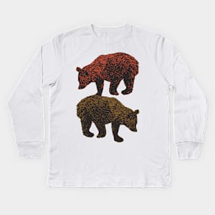 Brother Bears Kids Long Sleeve T-Shirt